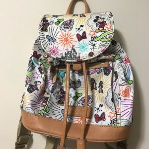 disney sketch backpack by dooney & bourke